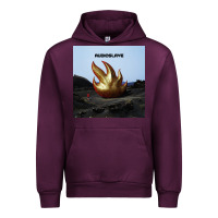 Mauve Wine Clear Design Urban Hoodie - linhVisuals