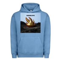 Pigment Pebble Blue Clear Design Urban Hoodie - linhVisuals