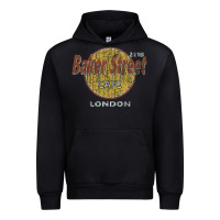 Black baker street cafe 221b london   sherlock holmes fans Urban Hoodie - linhVisuals