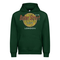 Forest Green baker street cafe 221b london   sherlock holmes fans Urban Hoodie - linhVisuals