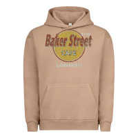 Pigment Burro baker street cafe 221b london   sherlock holmes fans Urban Hoodie - linhVisuals