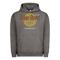 Pigment Tornado baker street cafe 221b london   sherlock holmes fans Urban Hoodie - linhVisuals