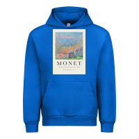 Cobalt Claude Monet 1888 Urban Hoodie - linhVisuals