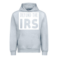 Heather Grey defund the irs Urban Hoodie - linhVisuals