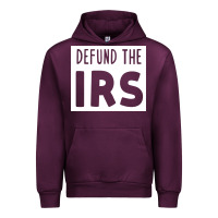 Mauve Wine defund the irs Urban Hoodie - linhVisuals