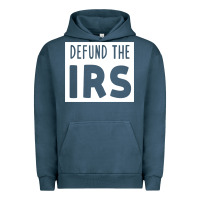 Pigment Midnight Navy defund the irs Urban Hoodie - linhVisuals