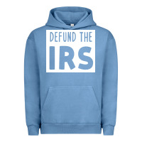Pigment Pebble Blue defund the irs Urban Hoodie - linhVisuals
