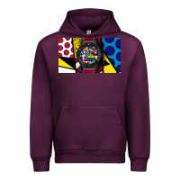 Mauve Wine hublot Urban Hoodie - linhVisuals