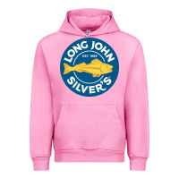 Fuchsia Pink resto,  silver's Urban Hoodie - linhVisuals