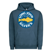 Pigment Midnight Navy resto,  silver's Urban Hoodie - linhVisuals
