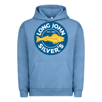 Pigment Pebble Blue resto,  silver's Urban Hoodie - linhVisuals