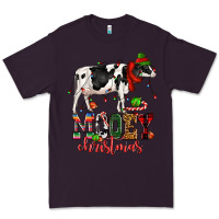 Plum mooey christmas cow Premium Tee - CowGirlArtShop