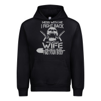Black mess with my wife and they Urban Hoodie - linhVisuals