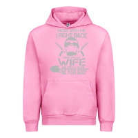 Fuchsia Pink mess with my wife and they Urban Hoodie - linhVisuals