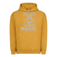 Pigment Peanut Butter mess with my wife and they Urban Hoodie - linhVisuals