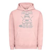 Pigment Salmon mess with my wife and they Urban Hoodie - linhVisuals