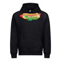 Black resto, nathan's Urban Hoodie - linhVisuals