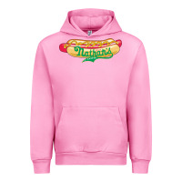 Fuchsia Pink resto, nathan's Urban Hoodie - linhVisuals