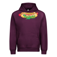 Mauve Wine resto, nathan's Urban Hoodie - linhVisuals