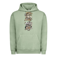 Pigment Oil Green where the wild things are Urban Hoodie - linhVisuals