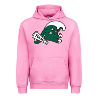 Fuchsia Pink tulane green wave Urban Hoodie - linhVisuals