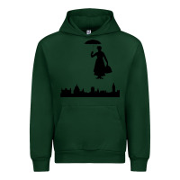 Forest Green marry poppins Urban Hoodie - linhVisuals