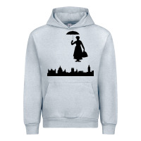 Heather Grey marry poppins Urban Hoodie - linhVisuals