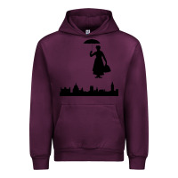 Mauve Wine marry poppins Urban Hoodie - linhVisuals