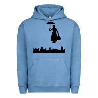 Pigment Pebble Blue marry poppins Urban Hoodie - linhVisuals