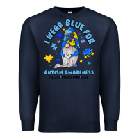 Navy i wear blue for autism awareness Premium Sweatshirt - JahusDesignShop