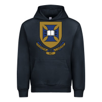 Navy university of queensland Urban Hoodie - linhVisuals