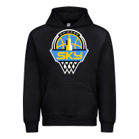 Black chicago women sport Urban Hoodie - linhVisuals