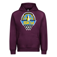 Mauve Wine chicago women sport Urban Hoodie - linhVisuals