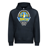 Navy chicago women sport Urban Hoodie - linhVisuals