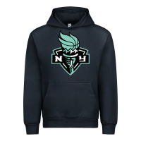 Navy new york women sport Urban Hoodie - linhVisuals