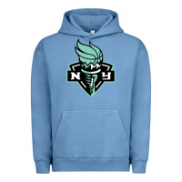 Pigment Pebble Blue new york women sport Urban Hoodie - linhVisuals