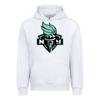 White new york women sport Urban Hoodie - linhVisuals