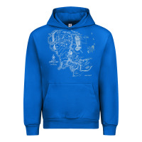 Cobalt middle earth map [tb] Urban Hoodie - linhVisuals