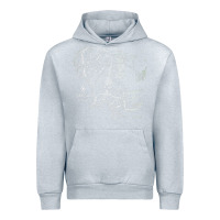 Heather Grey middle earth map [tb] Urban Hoodie - linhVisuals