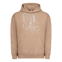 Pigment Burro middle earth map [tb] Urban Hoodie - linhVisuals