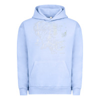 Pigment Grape Ice middle earth map [tb] Urban Hoodie - linhVisuals