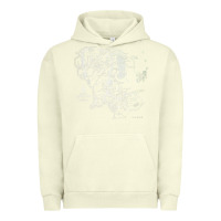Pigment Pistachio middle earth map [tb] Urban Hoodie - linhVisuals