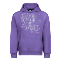 Tulip middle earth map [tb] Urban Hoodie - linhVisuals