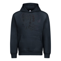 Navy middle earth map [tw] Urban Hoodie - linhVisuals