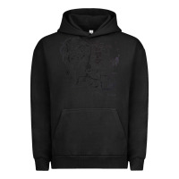 Pigment Black middle earth map [tw] Urban Hoodie - linhVisuals