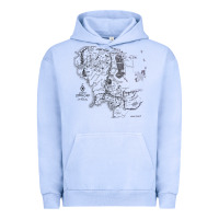Pigment Grape Ice middle earth map [tw] Urban Hoodie - linhVisuals