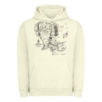 Pigment Pistachio middle earth map [tw] Urban Hoodie - linhVisuals