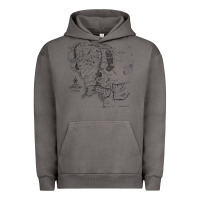 Pigment Tornado middle earth map [tw] Urban Hoodie - linhVisuals