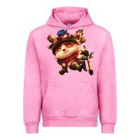 Fuchsia Pink league of legends teemo Urban Hoodie - linhVisuals