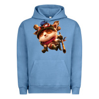 Pigment Pebble Blue league of legends teemo Urban Hoodie - linhVisuals